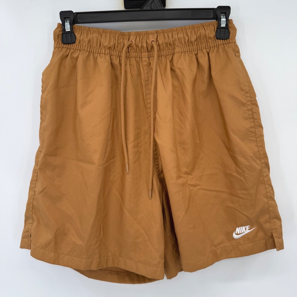 Nike Shorts Mens S Ale Brown Woven Flow FN3307-224 Mesh Lined Active Sporty